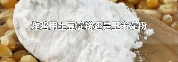 炸鸡用土豆淀粉还是玉米淀粉