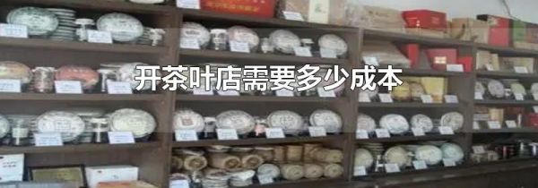 开茶叶店需要多少成本