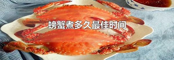 螃蟹煮多久最佳时间