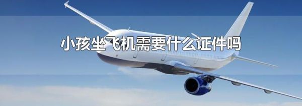小孩坐飞机需要什么证件吗