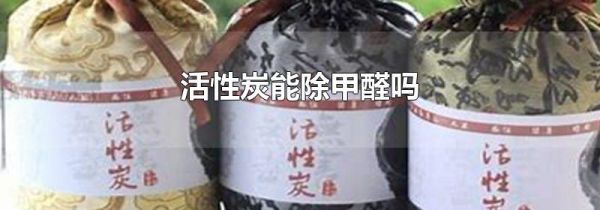 活性炭能除甲醛吗