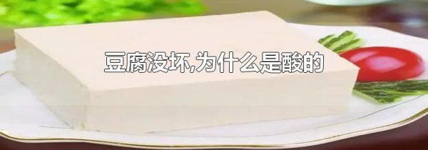 豆腐没坏,为什么是酸的