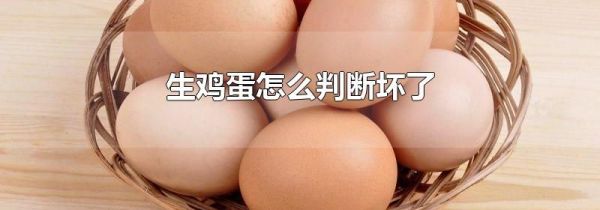 生鸡蛋怎么判断坏了