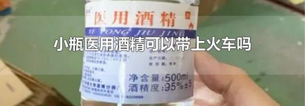 小瓶医用酒精可以带上火车吗