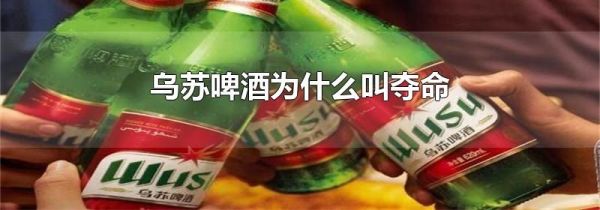 乌苏啤酒为什么叫夺命