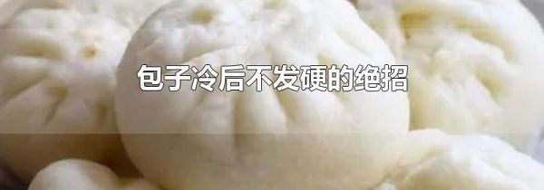 包子冷后不发硬的绝招