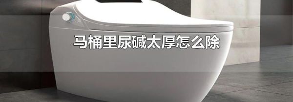 马桶里尿碱太厚怎么除