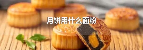 月饼用什么面粉
