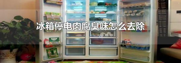 冰箱停电肉腐臭味怎么去除
