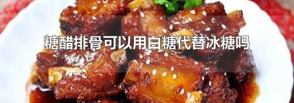 糖醋排骨可以用白糖代替冰糖吗