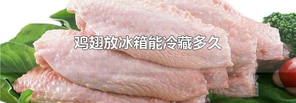 鸡翅放冰箱能冷藏多久
