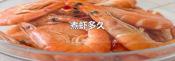 煮虾多久
