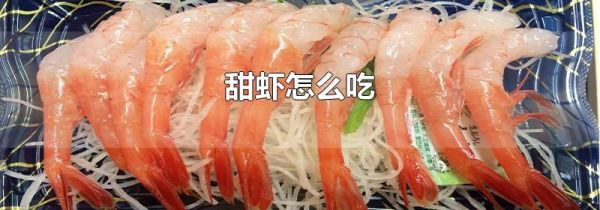 甜虾怎么吃