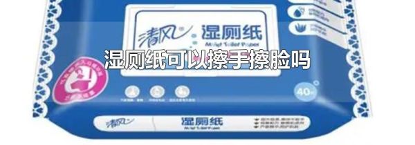 湿厕纸可以擦手擦脸吗