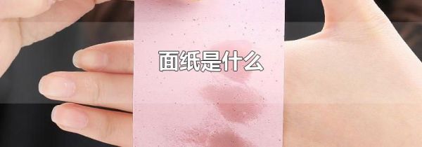 面纸是什么