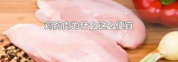 鸡胸肉为什么这么便宜