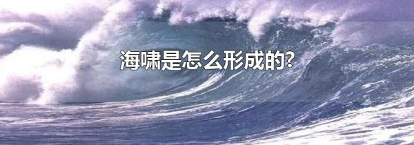 海啸是怎么形成的?