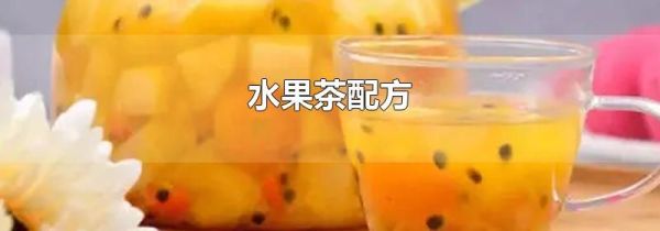 水果茶配方
