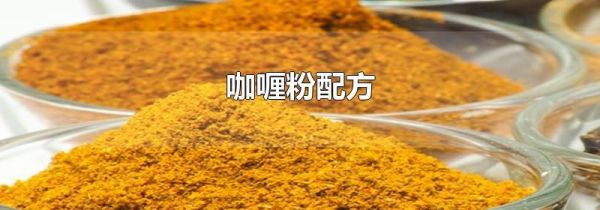咖喱粉配方
