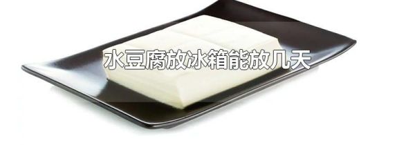 水豆腐放冰箱能放几天