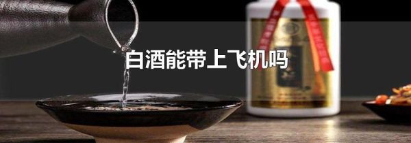 白酒能带上飞机吗