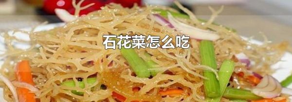 石花菜怎么吃