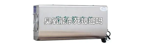 臭氧能杀死蟑螂吗