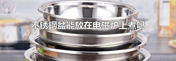 不锈钢盆能放在电磁炉上煮吗