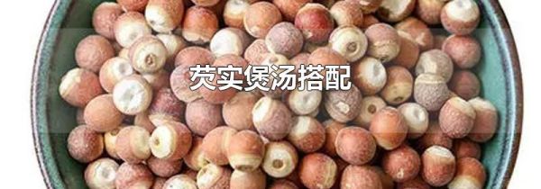 芡实煲汤搭配