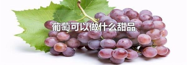 葡萄可以做什么甜品