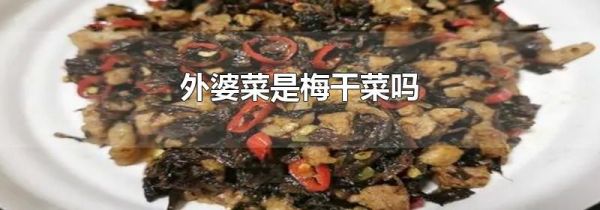 外婆菜是梅干菜吗