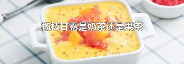 杨枝甘露是奶茶还是果茶
