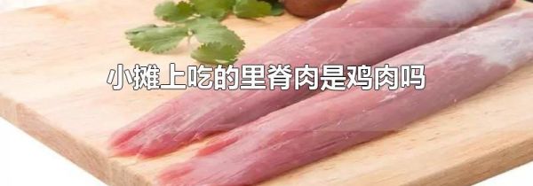 小摊上吃的里脊肉是鸡肉吗