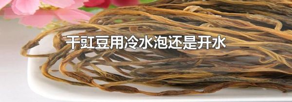 干豇豆用冷水泡还是开水
