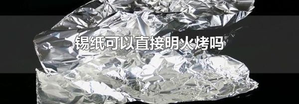 锡纸可以直接明火烤吗