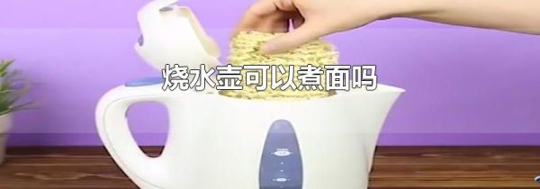 烧水壶可以煮面吗