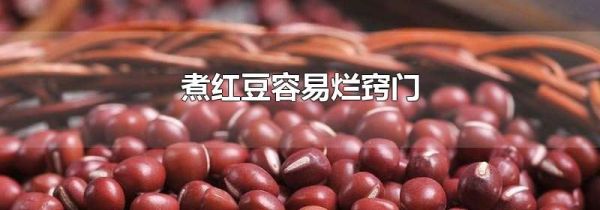 煮红豆容易烂窍门