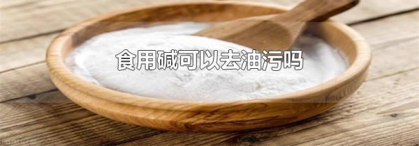 食用碱可以去油污吗