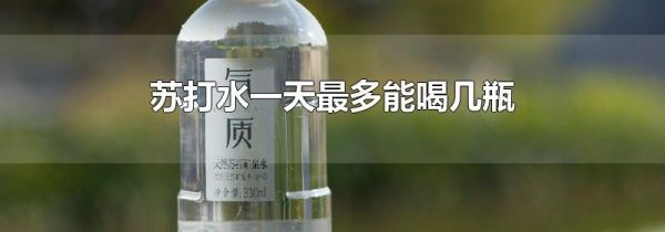 苏打水一天最多能喝几瓶