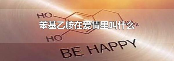 苯基乙胺在爱情里叫什么