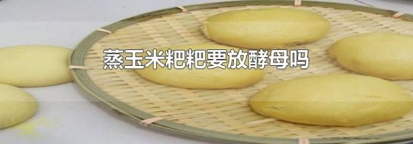 蒸玉米粑粑要放酵母吗