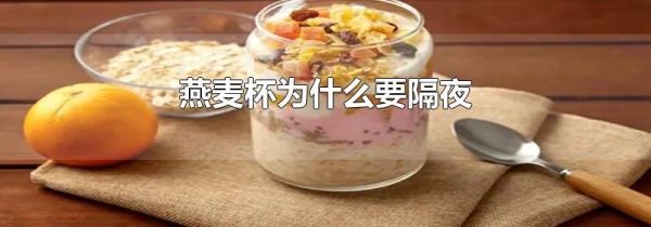 燕麦杯为什么要隔夜