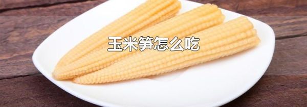 玉米笋怎么吃