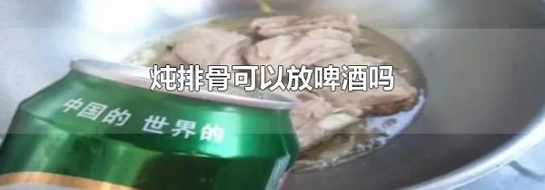 炖排骨可以放啤酒吗