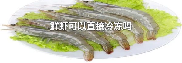 鲜虾可以直接冷冻吗