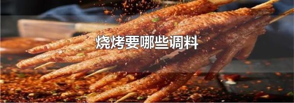 烧烤要哪些调料