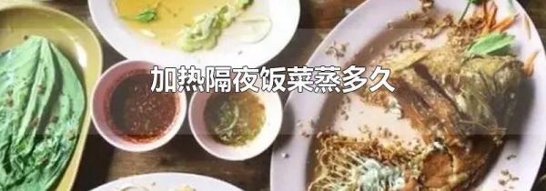 加热隔夜饭菜蒸多久