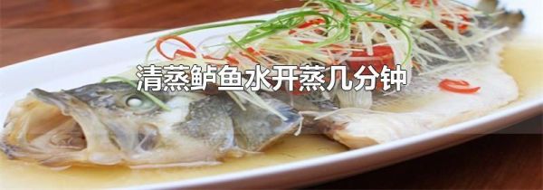 清蒸鲈鱼水开蒸几分钟