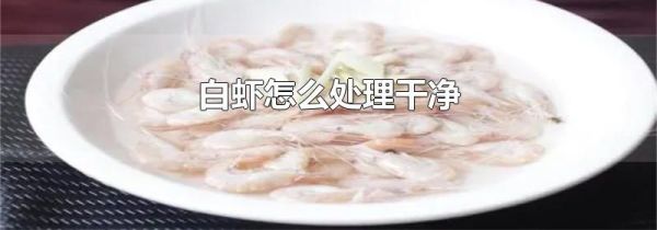 白虾怎么处理干净