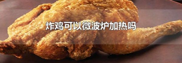 炸鸡可以微波炉加热吗